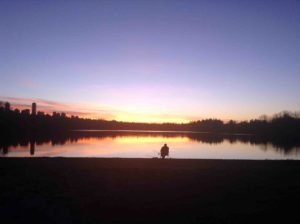 Sunset Deer Lake Park Fishing Barnaby | Monika Szucs