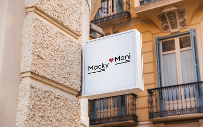 Macky❤️Moni Cup Logo Graphic Design | Monika Szucs
