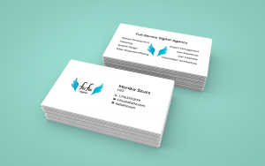 Monika Szucs Full-Service Digital Agency Business Cards