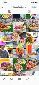 Discocheetah Instagram food posts Vancouver under Legendary Social Media Community management contracted by Feifei Digital Ltd | Monika Szucs