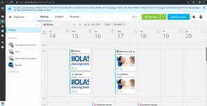 Biolase USA scheduling using Hootsuite for Facebook and Twitter under Legendary Social Media contracted by Feifei Digital Ltd | Monika Szucs