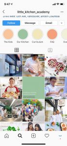 Little Kitchen Academy Hootsuite Children cooking school Vancouver under Legendary Social Media contracted Feifei Digital Ltd | Monika Szucs