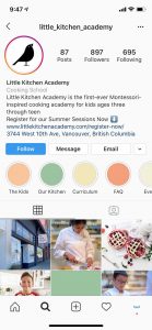 Little Kitchen Academy Hootsuite Children cooking school Vancouver under Legendary Social Media contracted Feifei Digital Ltd | Monika Szucs