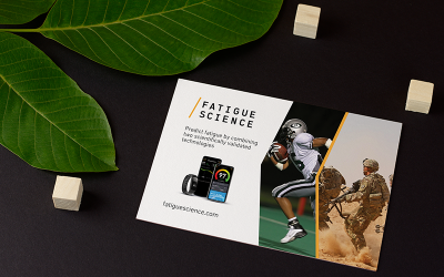 Postcard Readiband for Sports and Military | Fatigue Science | Feifei Digital Ltd | Vancouver Digital Agency | Monika Szucs