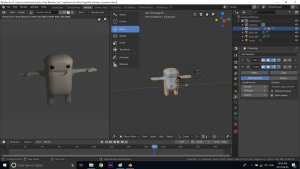 UV Mapping Blender 3D Character creation under Feifei Digital Ltd | Monika Szucs