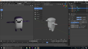 Blender 3D Character creation under Feifei Digital Ltd | Monika Szucs