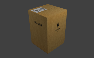 Box with UV Mapping Feifei Digital Ltd | Monika Szucs