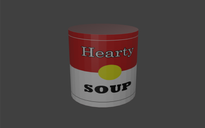 Can with UV Mapping Feifei Digital Ltd | Monika Szucs