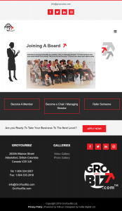 GroYourBiz Joining A Board Page | User Interface and Front End Development | Feifei Digital | Monika Szucs