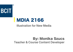 Illustration for New Media MDIA 2166 | New Media and Website Development Diploma | BCIT | Monika Szucs