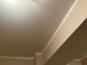 Removed Popcorn From Basement Ceiling | Monika Szucs